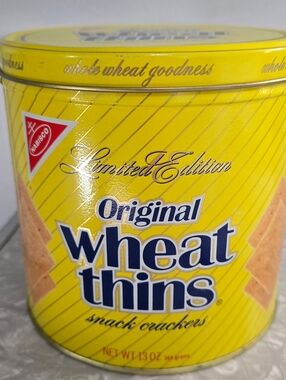 Wheat Thins Tin 1987